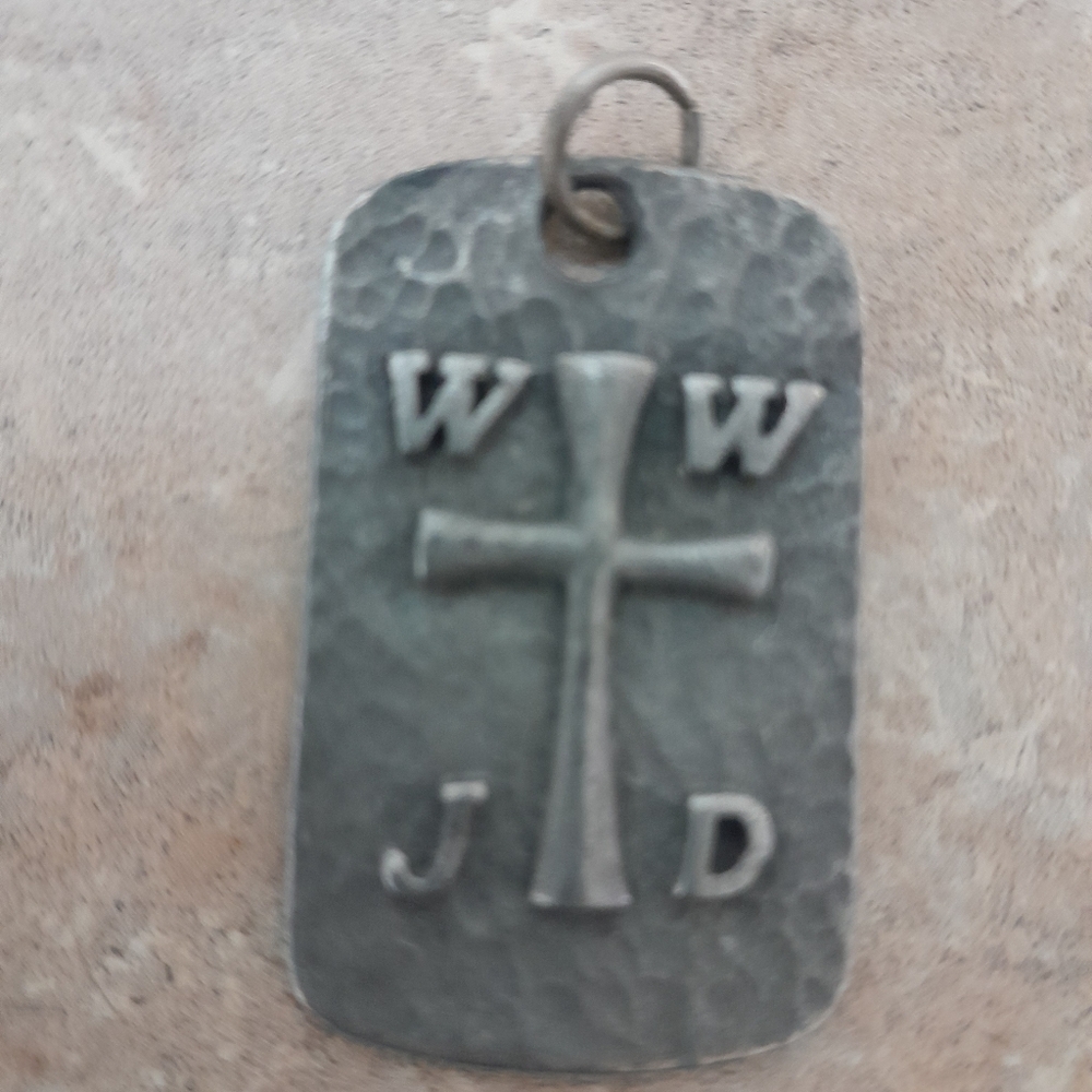 WWJD Unisex Pendant Size:OS  Source Unknown